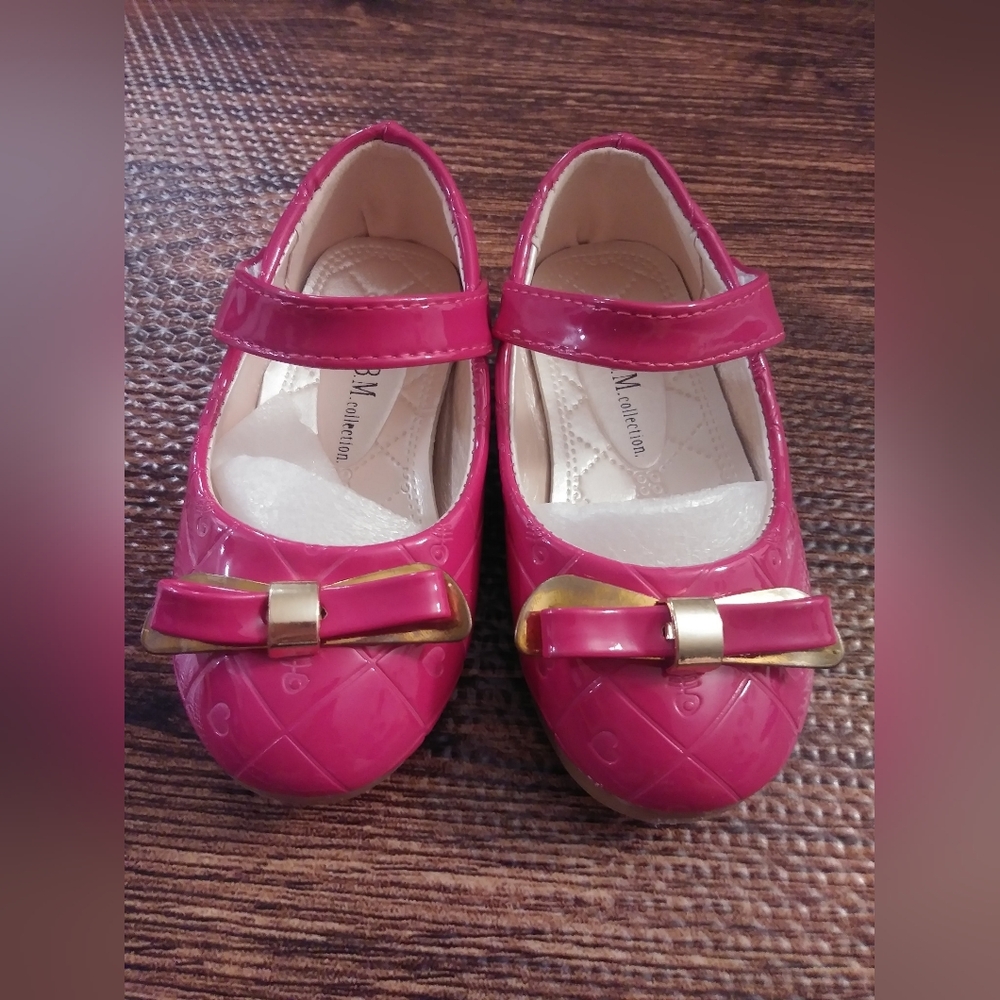 Pink Bow Kids Shoes